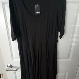 Torrid Black 3/4 Sleeve Dress